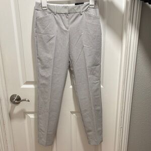 Express Black and White Striped Pants